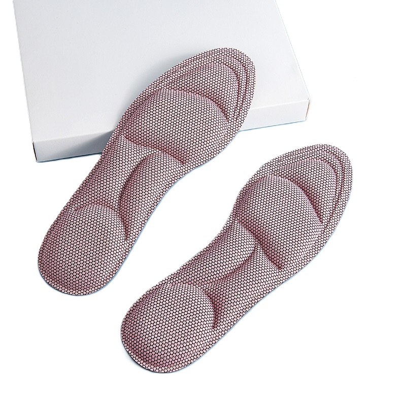 Pink 3D Massage Anti-Odor Insoles
