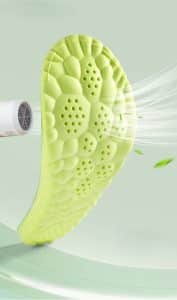 Breathable peppermint and Artemisia antibacterial insoles