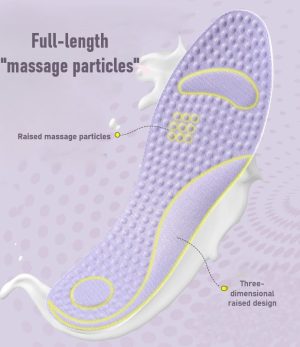 3A-grade lavender-infused soft and resilient anti-odor insole structures