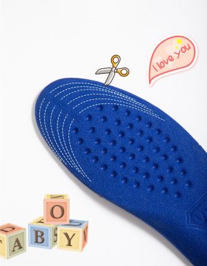 Cut children's leather sports insoles