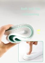 Elastic PU antibacterial and odor-resistant insoles