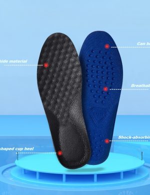 Material of children's leather sports insoles