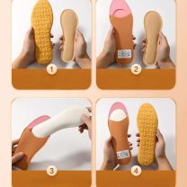 Mother-and-child constant temperature heating insoles steps Mother-and-child constant temperature heating insoles steps