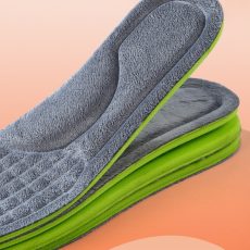 U heel crystal Velvet Arch Support Insoles